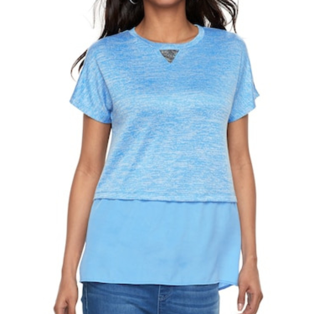 💥TRENDING💥Juicy Couture Ruffle SEMI SHEER Top